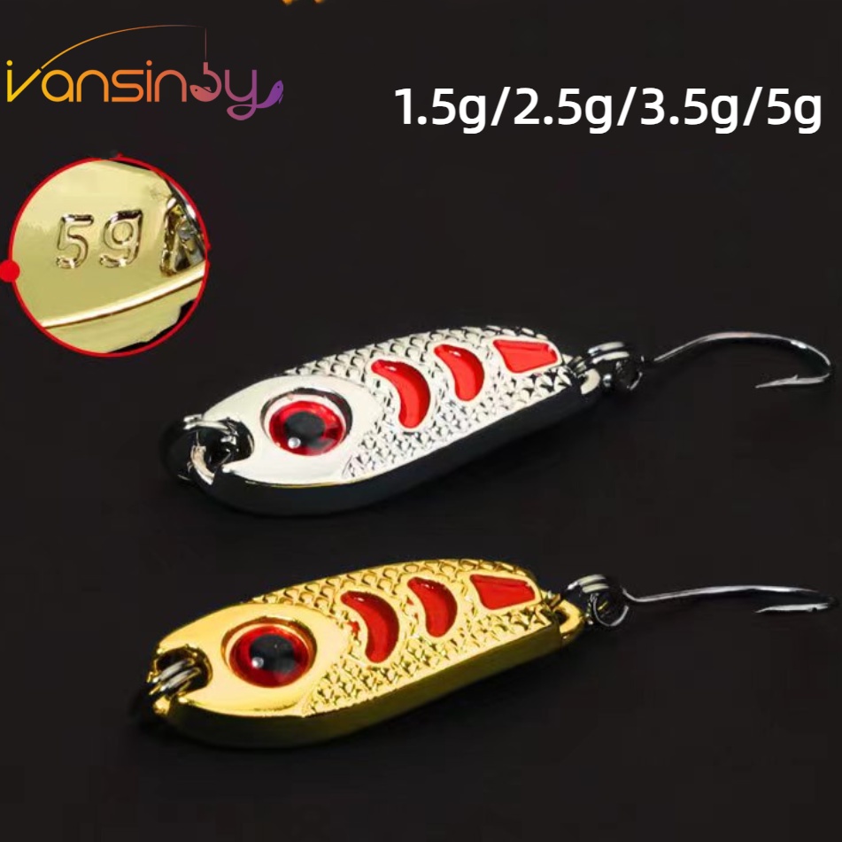 1pcs Iscas De Pesca Giratórias Wobbler Spinner Mi
