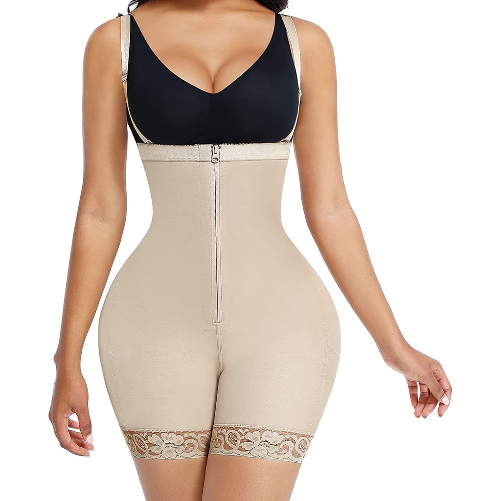 Forma de corpo sem costura de cintura alta, aperto