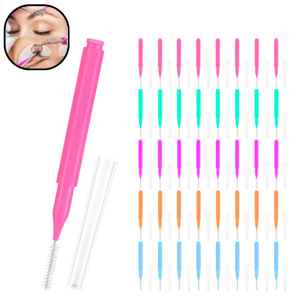 Kit 10/30/60un Escova de Dente Interdental Dental 