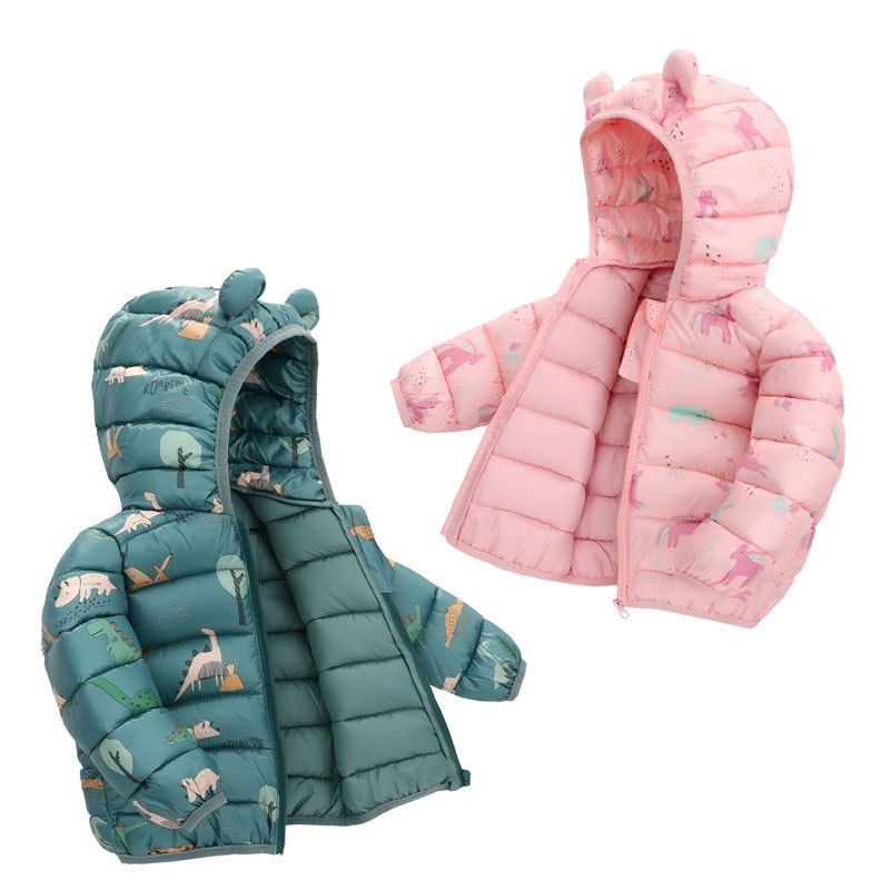 Jaqueta Puffer Infantil Meninos Meninas Inverno Qu