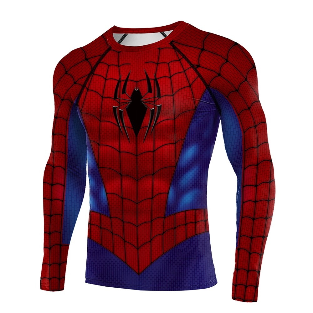 Camiseta De Manga Comprida Masculina 3D Impresso M