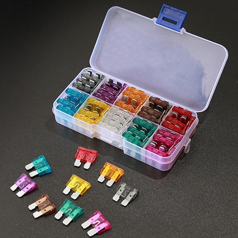 Conjunto De Fusíveis De Carro 100 Peças 2-35A Ta