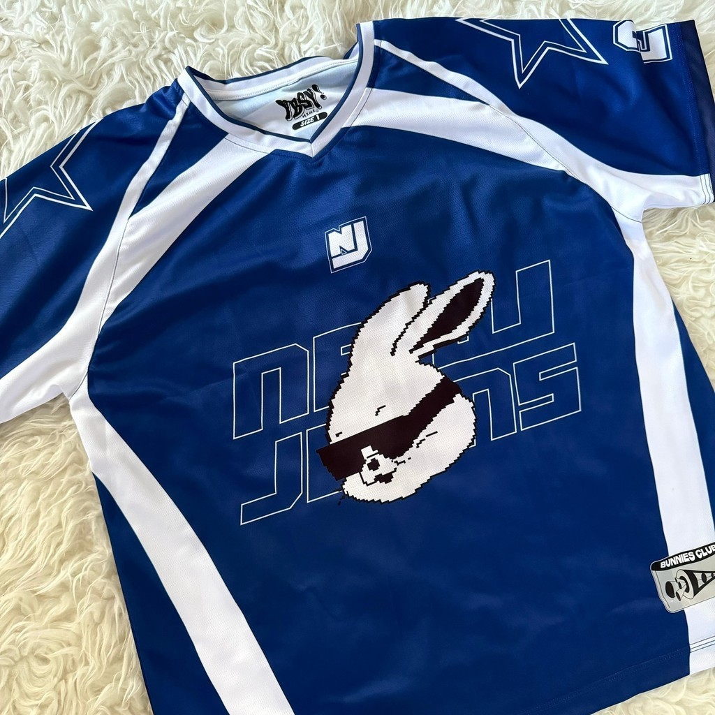 BUNNIES CLUB EXO-Y2K Azul Totalmente Sublimado Cam