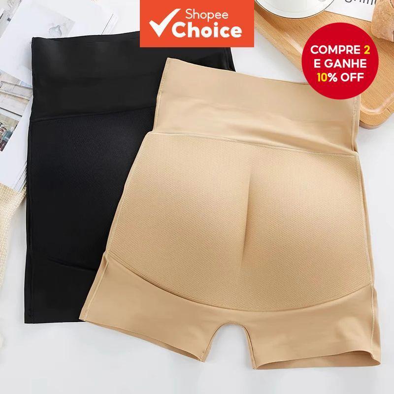 Cuecas Acolchoadas De Cintura Alta Feminina , Aume