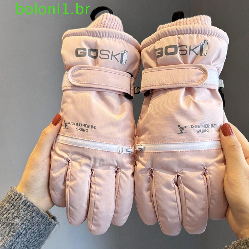 Luvas De Esqui BOLONI , Neve Impermeáveis De Dedo