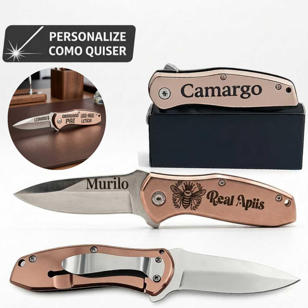 Canivete Personalizado com Nome ou Logo de Empresa