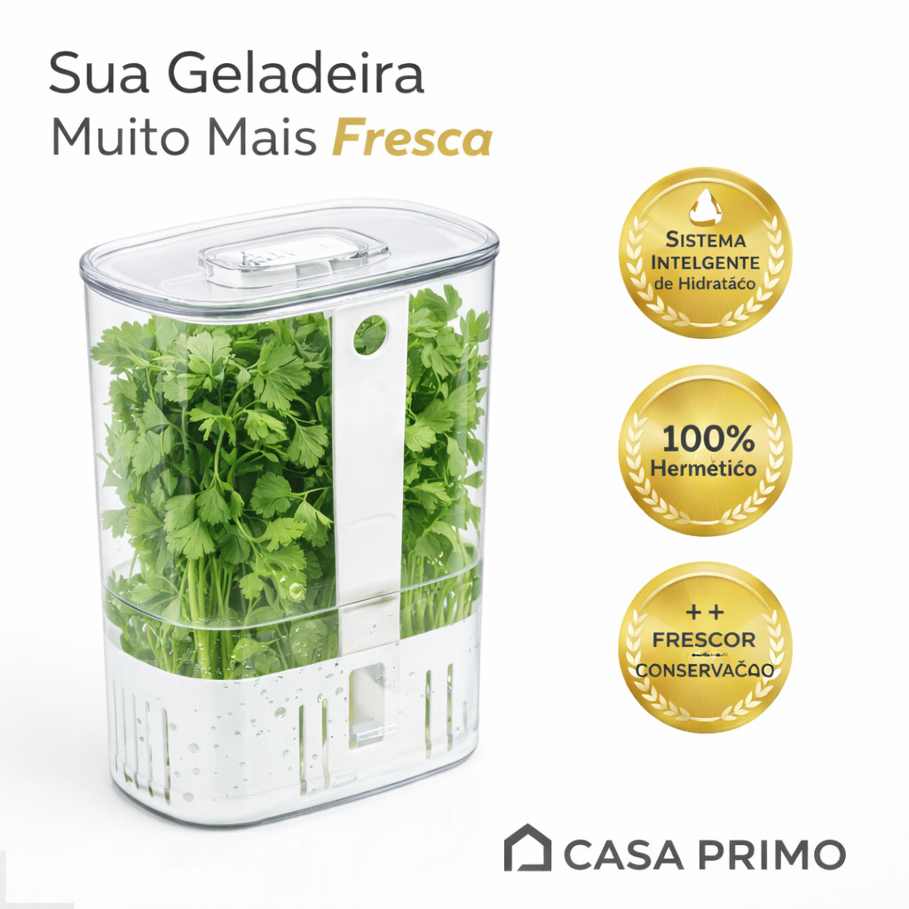 Organizador Temperos 2,3L Porta Geladeira Escorred