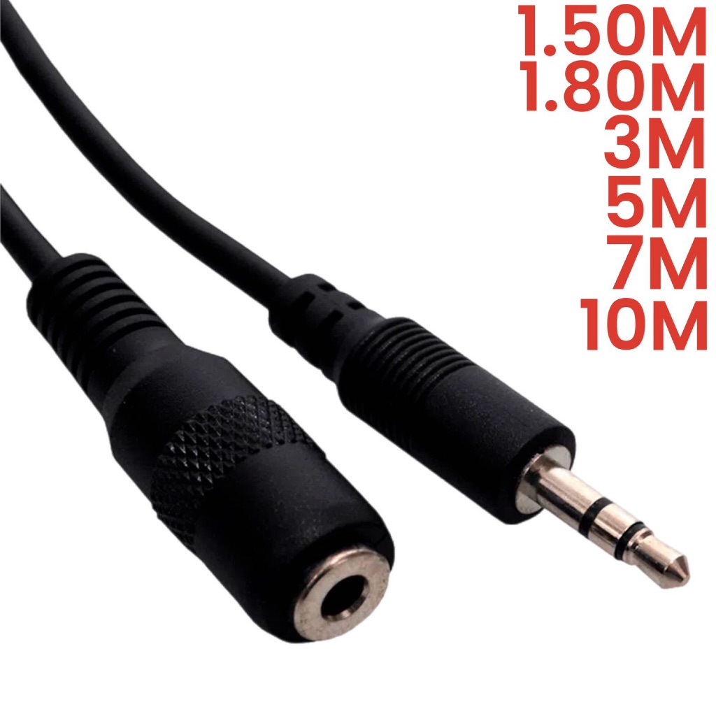 Cabo Extensor Extensao Fone P2 Macho X Femea 1.50M