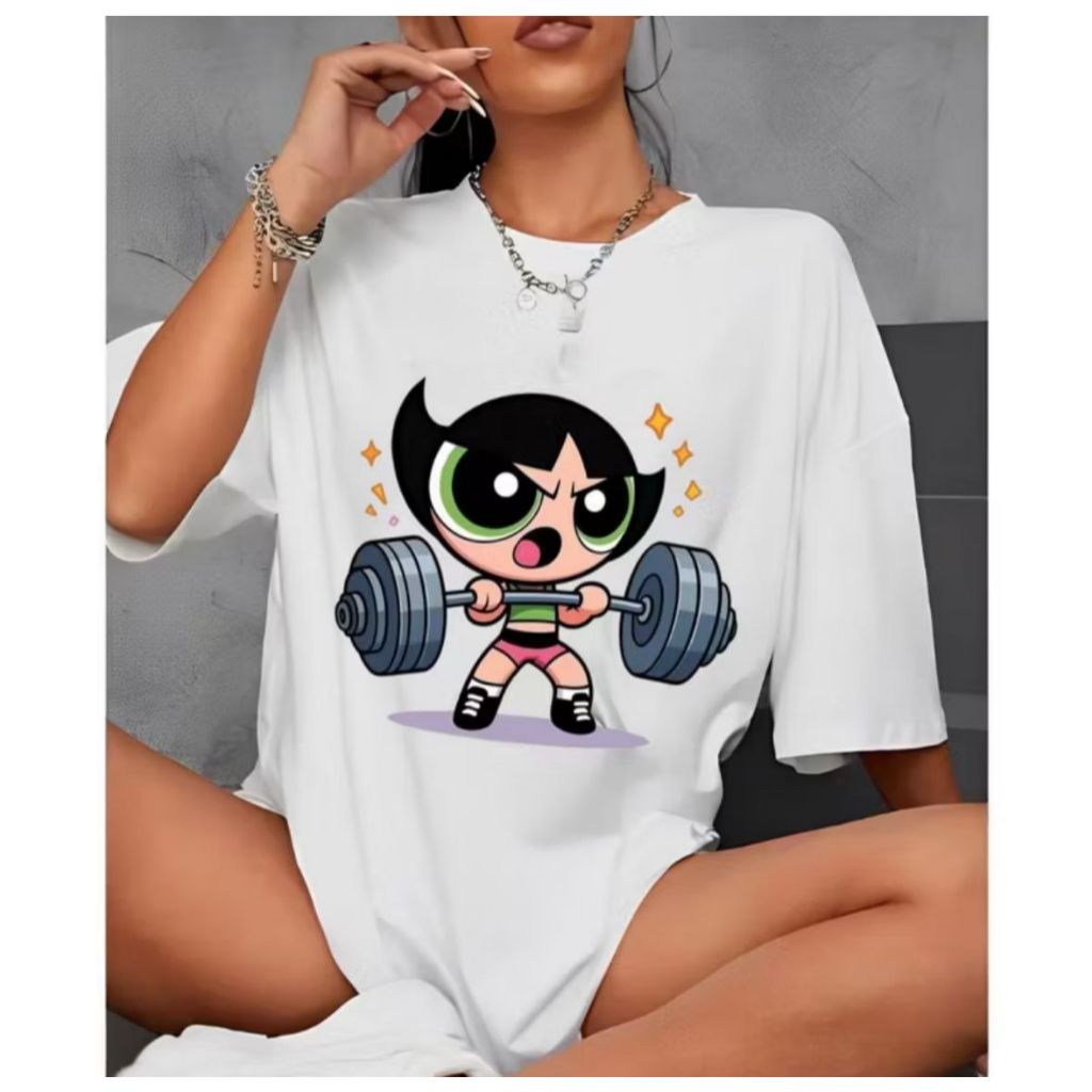 Camiseta Feminina 100% Algodão Academia Fitness M