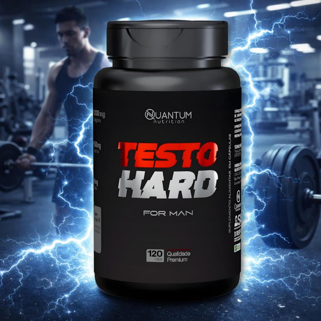Testo Hard Energia Pré Treino Pré Workout Ganho 