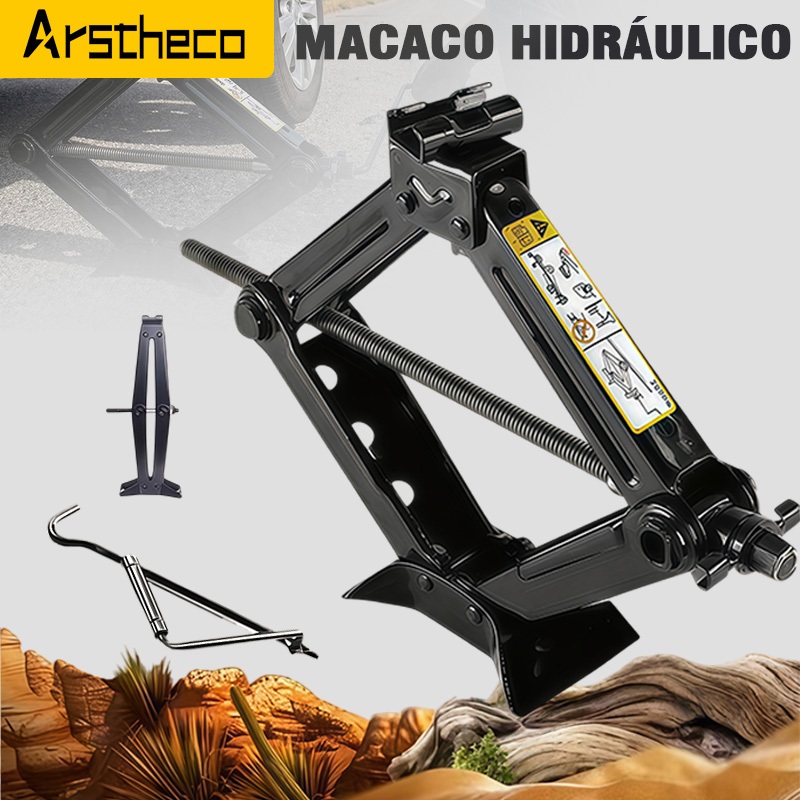 Macaco Hidráulico Sanfona 1.5/3 Toneladas Jacaré