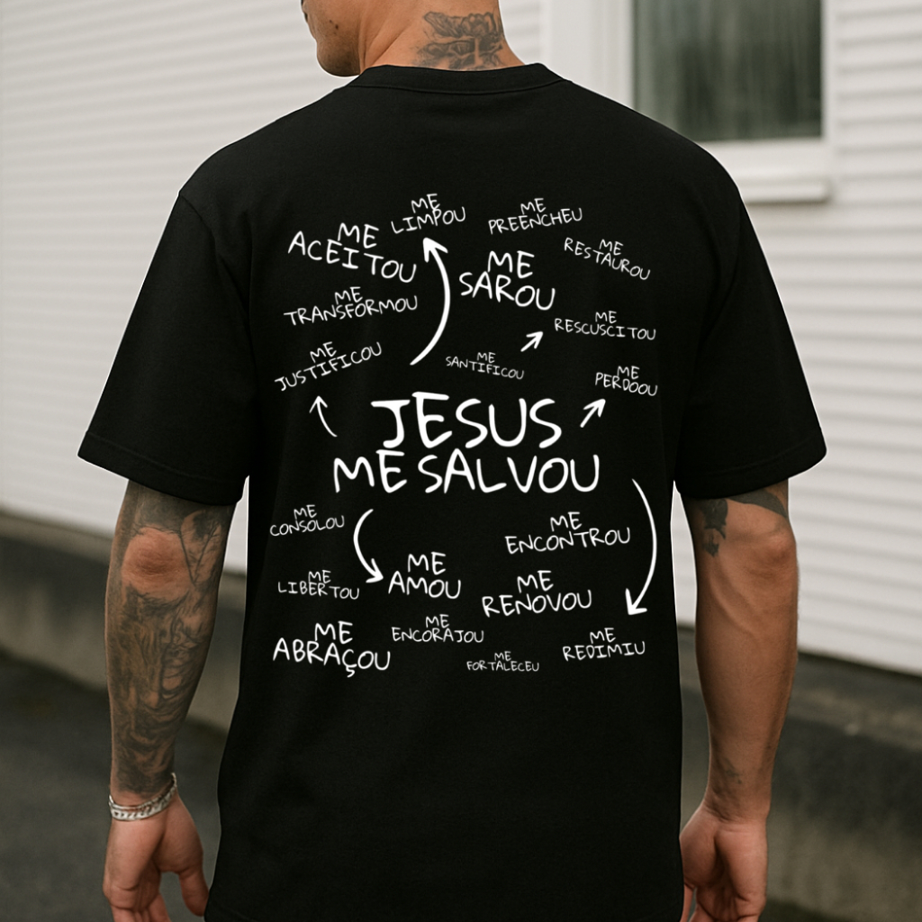 Camiseta Masculina Streetwear 100% Algodão Estamp