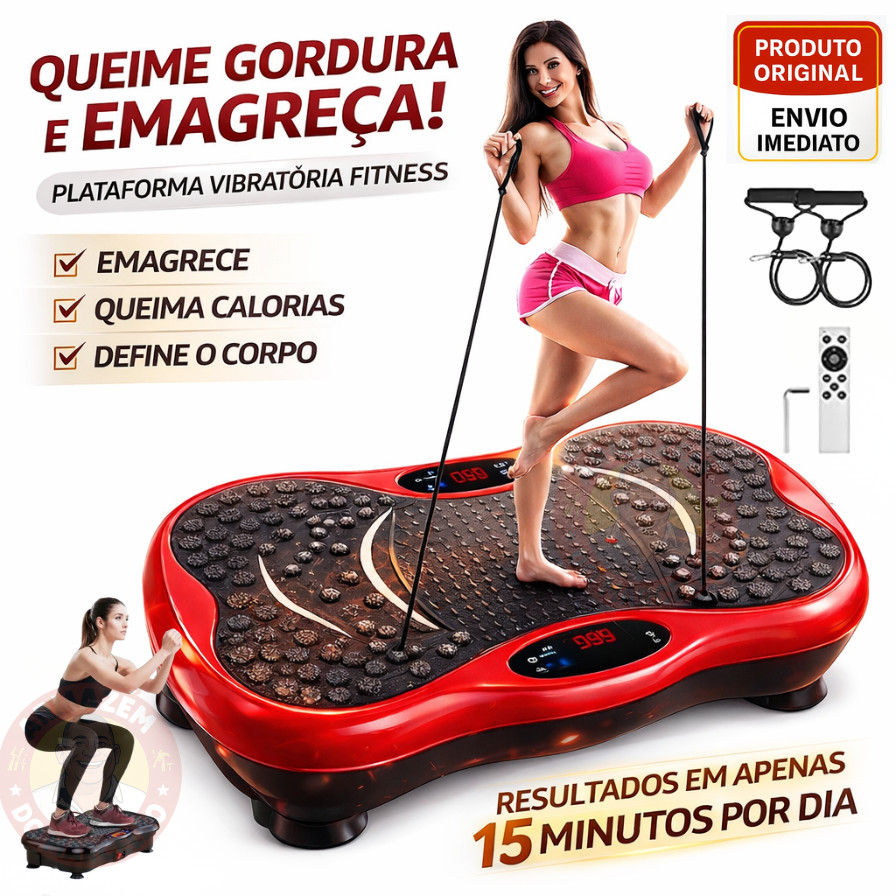 Plataforma Vibratória 110V Emagrecimento em 120 N