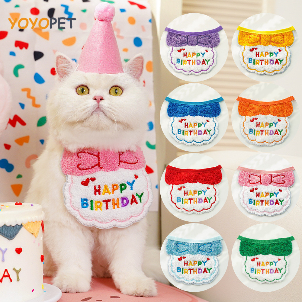 2024 Conjunto De Cachecol De Chapéu De Aniversár