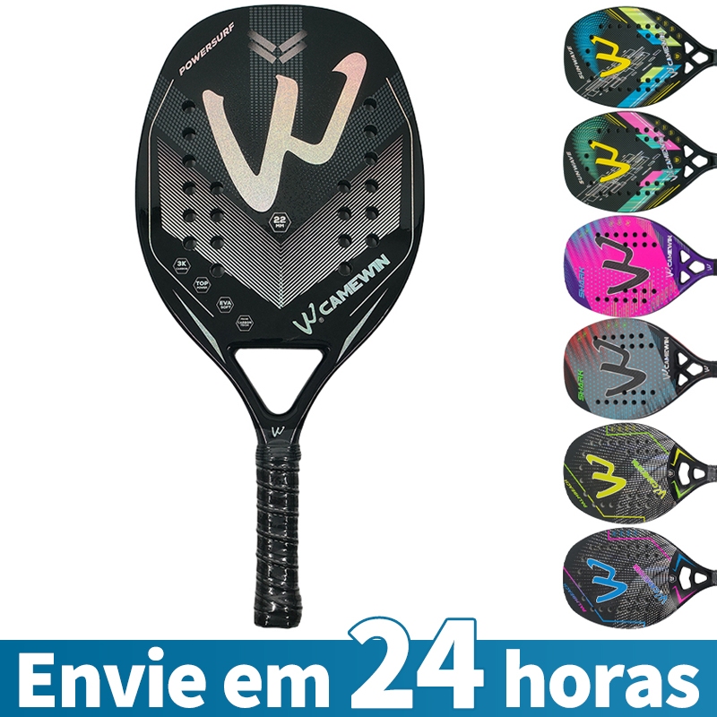 CAMEWIN 3K Fibra de carbono Raquete de tênis de p