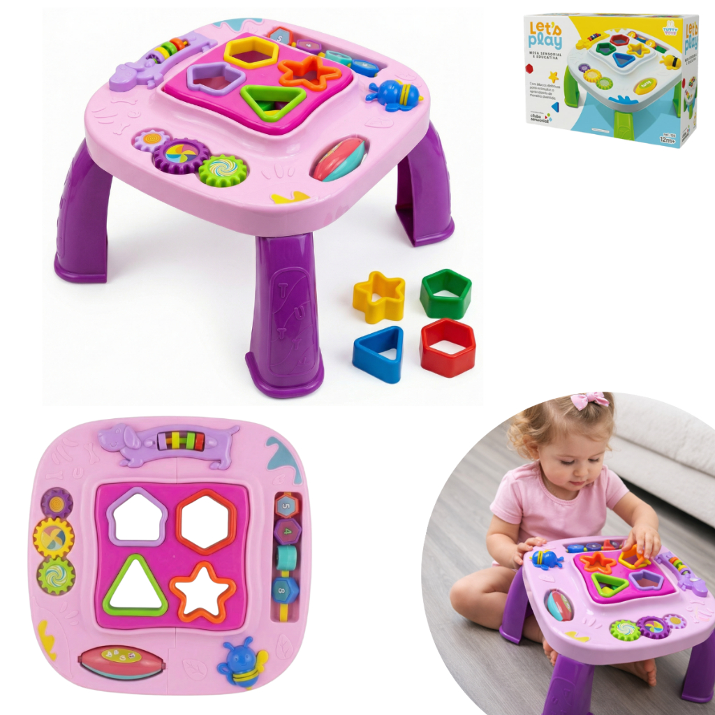 Mesa Infantil Didática Divertida Brinquedo Crian�