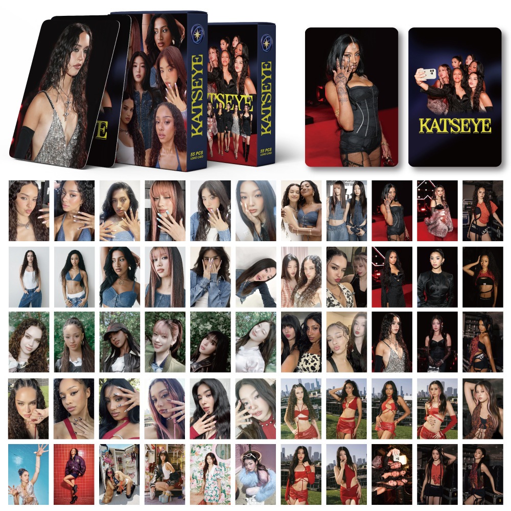 6-124pcs KATSEYE BEAUTIFUL CHAOS Lomo Cards SIS So