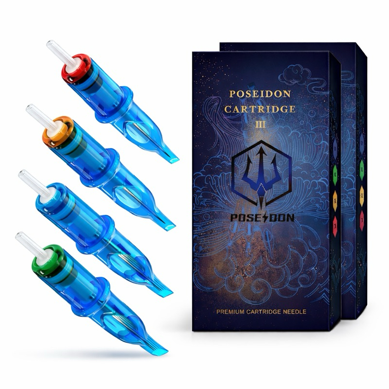Cartuchos para Tatuagem Poseidon kit com 10 unidad