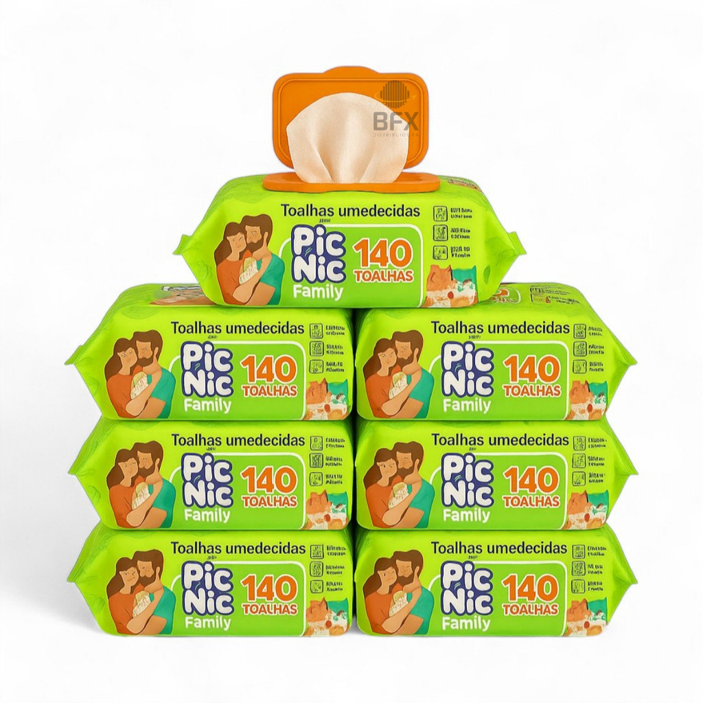 Caixa 840 Lenços Toalhas Umedecida Premium Mimo R