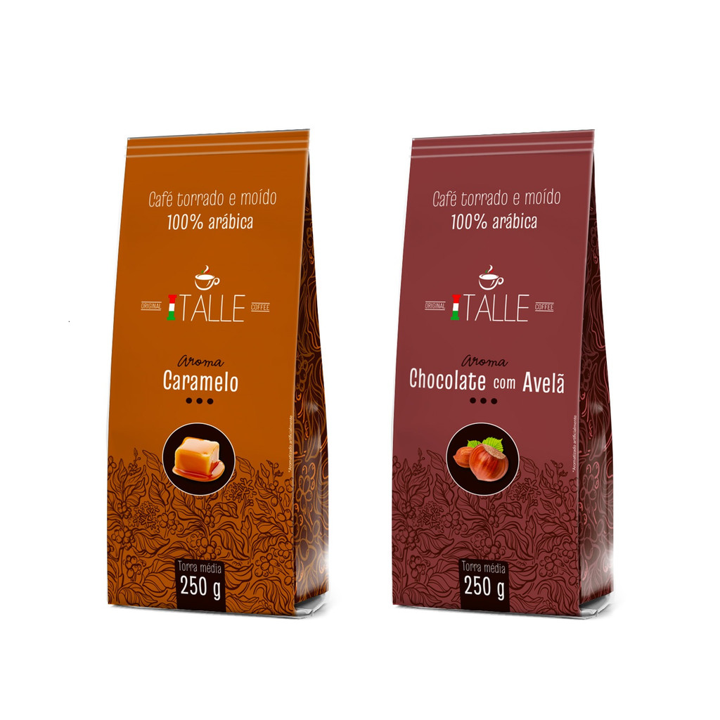 Café Aromatizado Café Torrado E Moído Caramelo 
