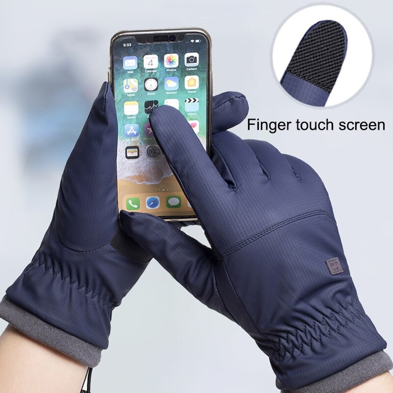 Luvas De Esqui À Prova De Frio Masculinas Vento D