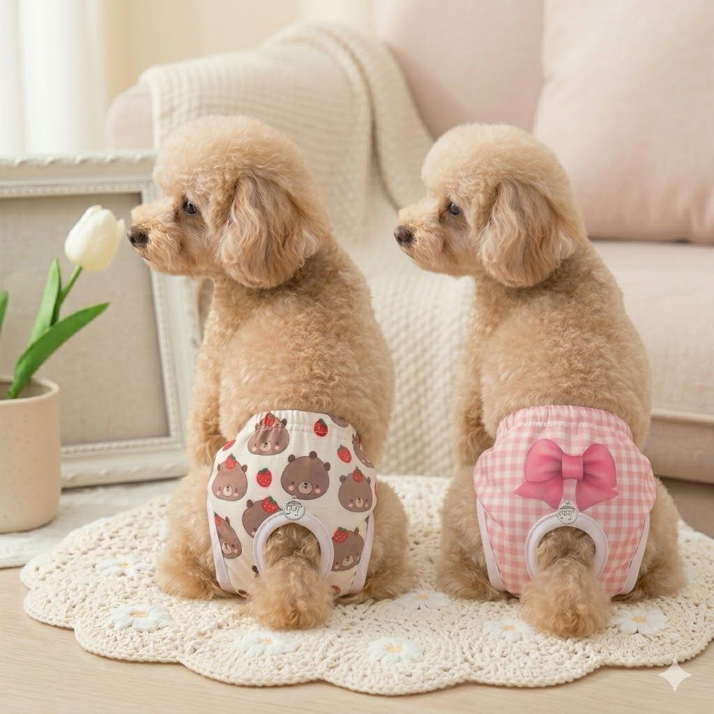 Calcinha Higiênica Raças Pequenas Roupa Pet Cãe