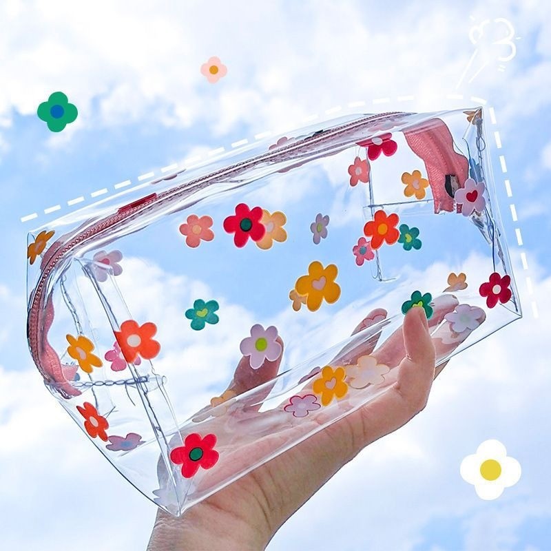 Estojo Transparente À Prova Dágua Para Meninas ,