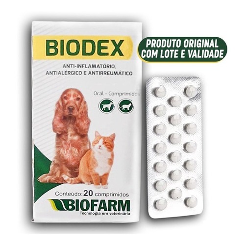Biodex Anti-inflamatório 20 Comprimidos – B