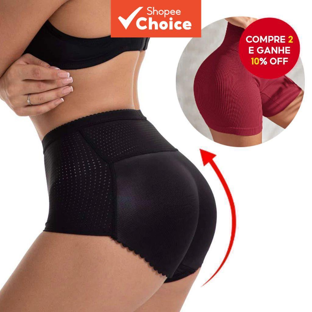 Calcinhas com almofada para levantar o bumbum, em 