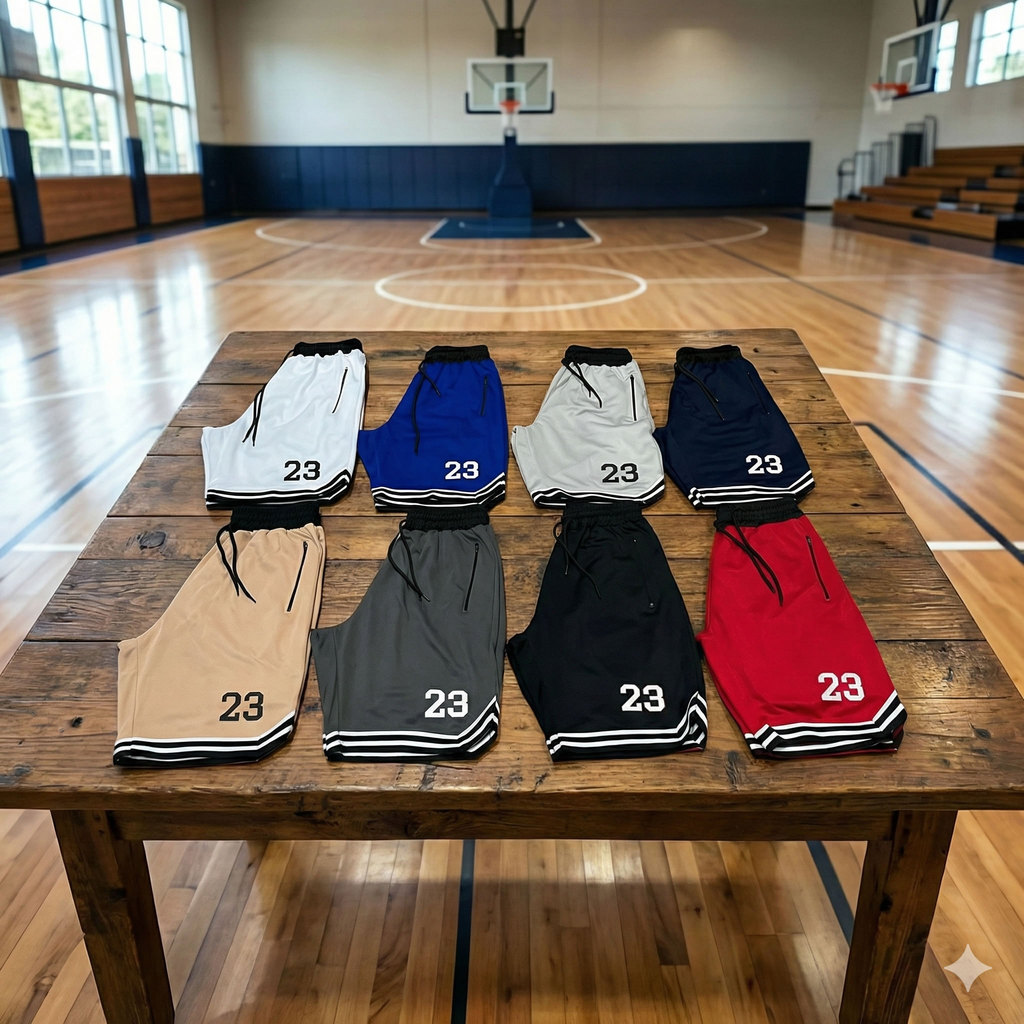 Kit Bermuda de Treino Academia Basquete Dry Fit Sh