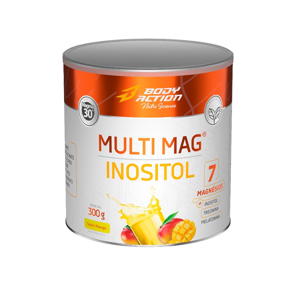 Suplemento Multi Mag Inositol 7 Magnésios 300g Bo