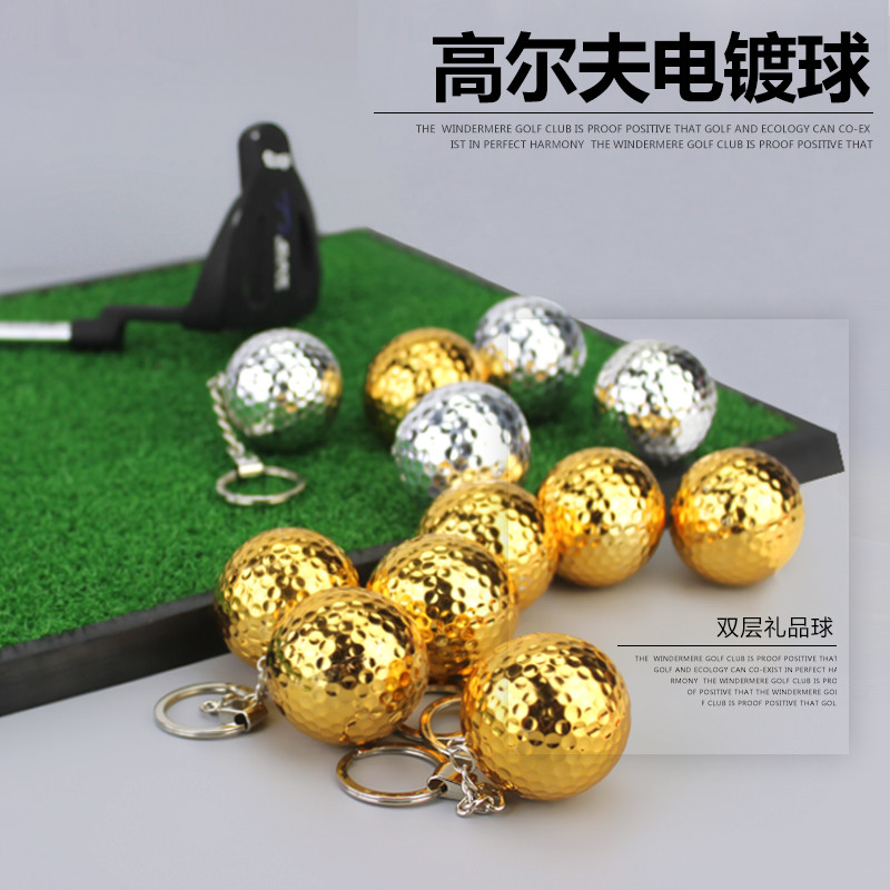 Novo golfe dupla camada competição bola galvanop