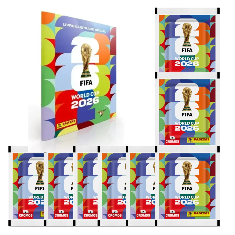 Álbum + Kit de Figurinhas da Copa – Kit de 