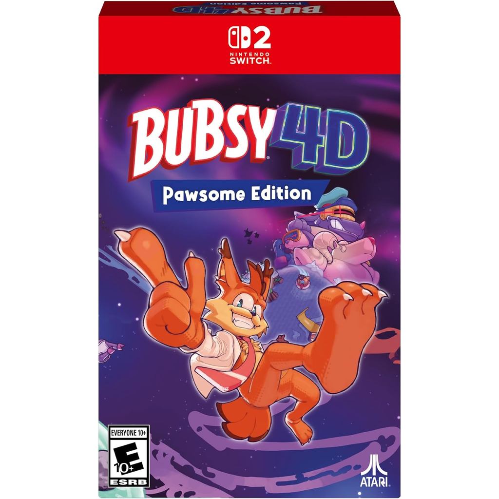 Bubsy 4D Pawsome Edition Switch 2 Midia Fisica