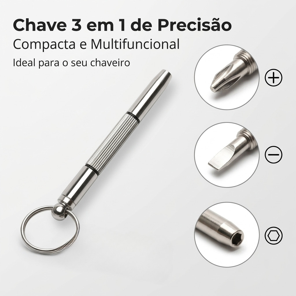 Mini Chave Fenda Apertar Parafuso Oculos Relogio B