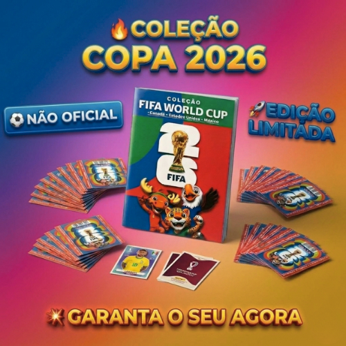 Álbum da Copa do Mundo de 2026 + Figurinhas Colec
