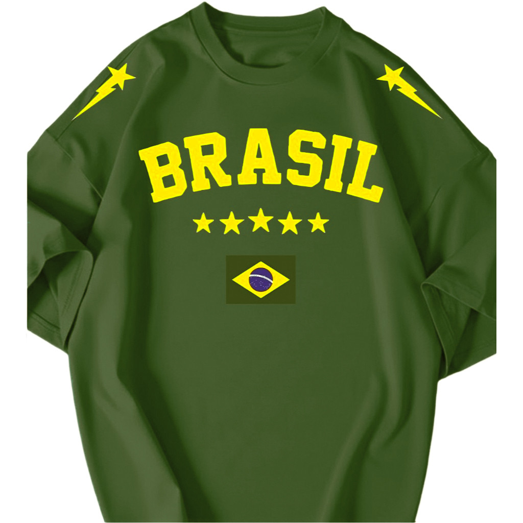 Camisetão Oversized Unissex Brasil Seleção Copa