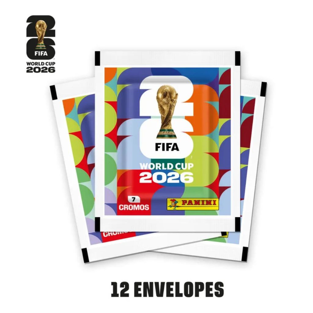 Copa do Mundo 2026 – Blister com 12 envelope