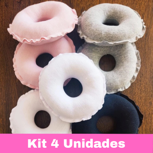 Kit 4 Rosquinhas de Amamentação 100% algodão | 