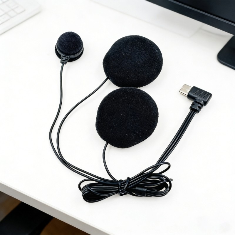LI * Microfone Fone Ouvido Comunicação Capacete 