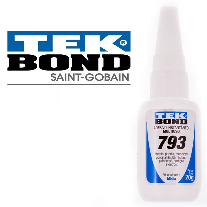 Cola Instantânea Tek Bond 793 20g Unha Para Posti