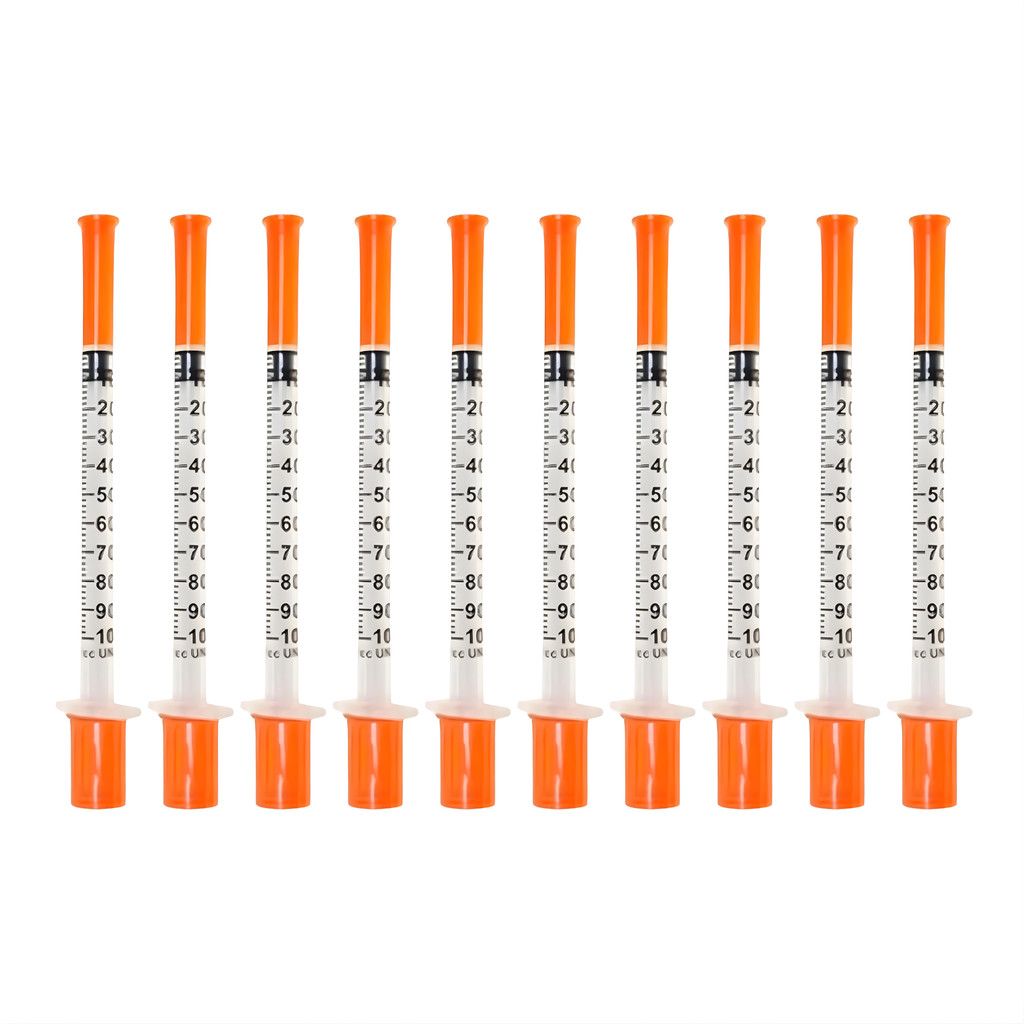 Seringa Insulina 1ml Agulha Fixa 8×0,30mm Ven