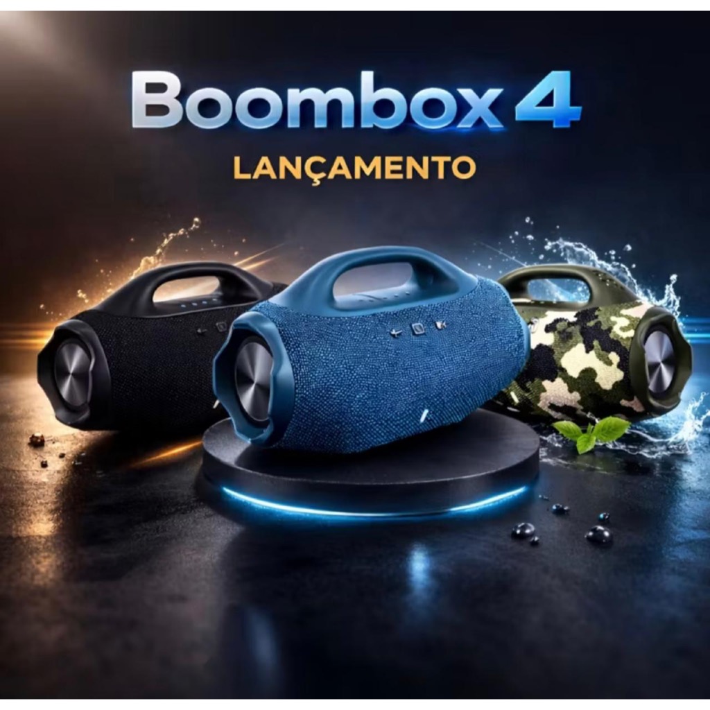 Lançamento Boombox 4 GIGANTE 35CM ou 25cm ALTA PO