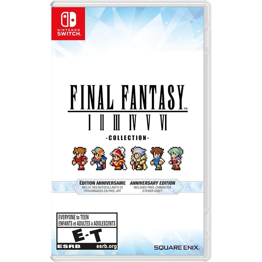Final Fantasy I-VI Pixel Remaster Collection Anniv