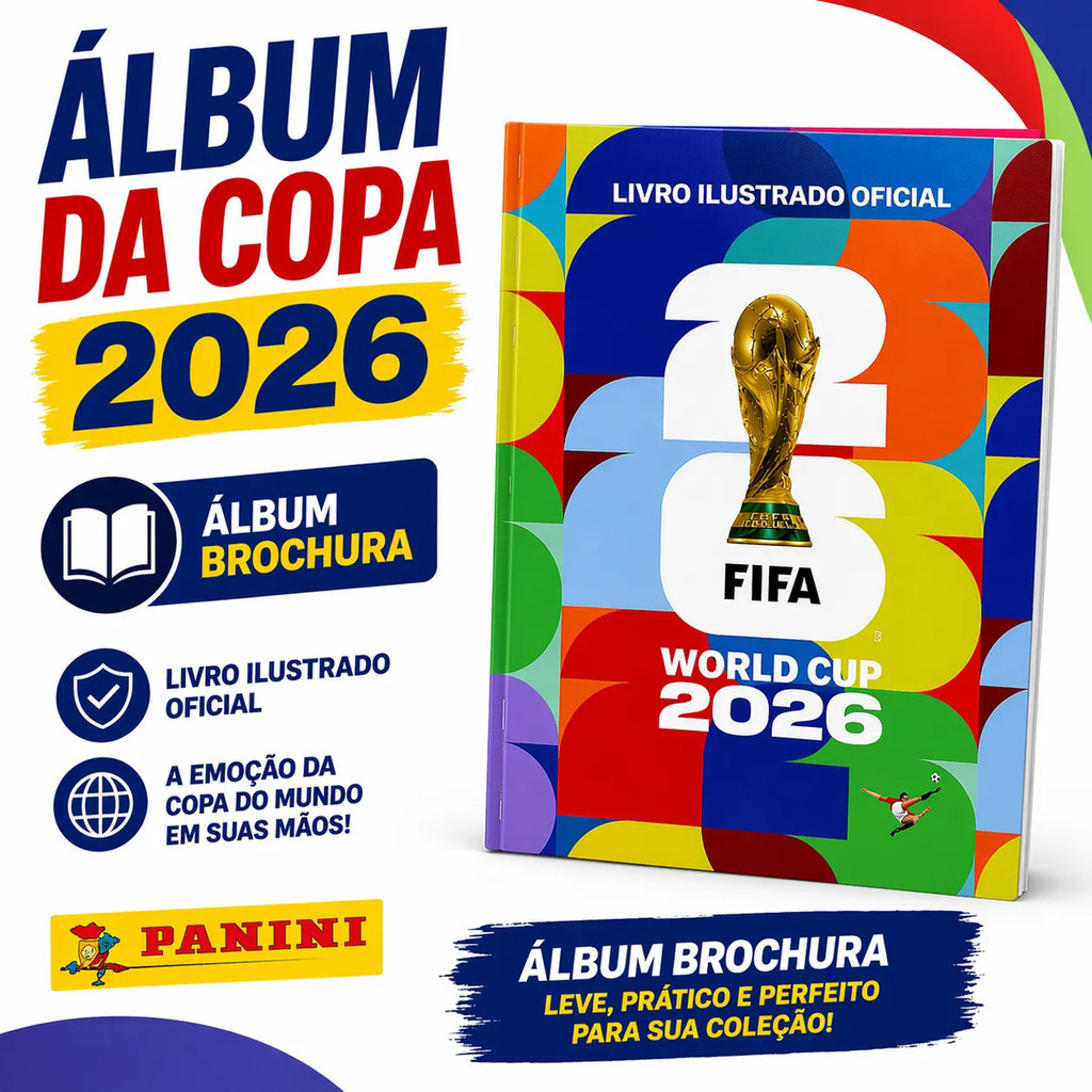 Copa Do Mundo 2026 – Álbum Capa Brochura (M