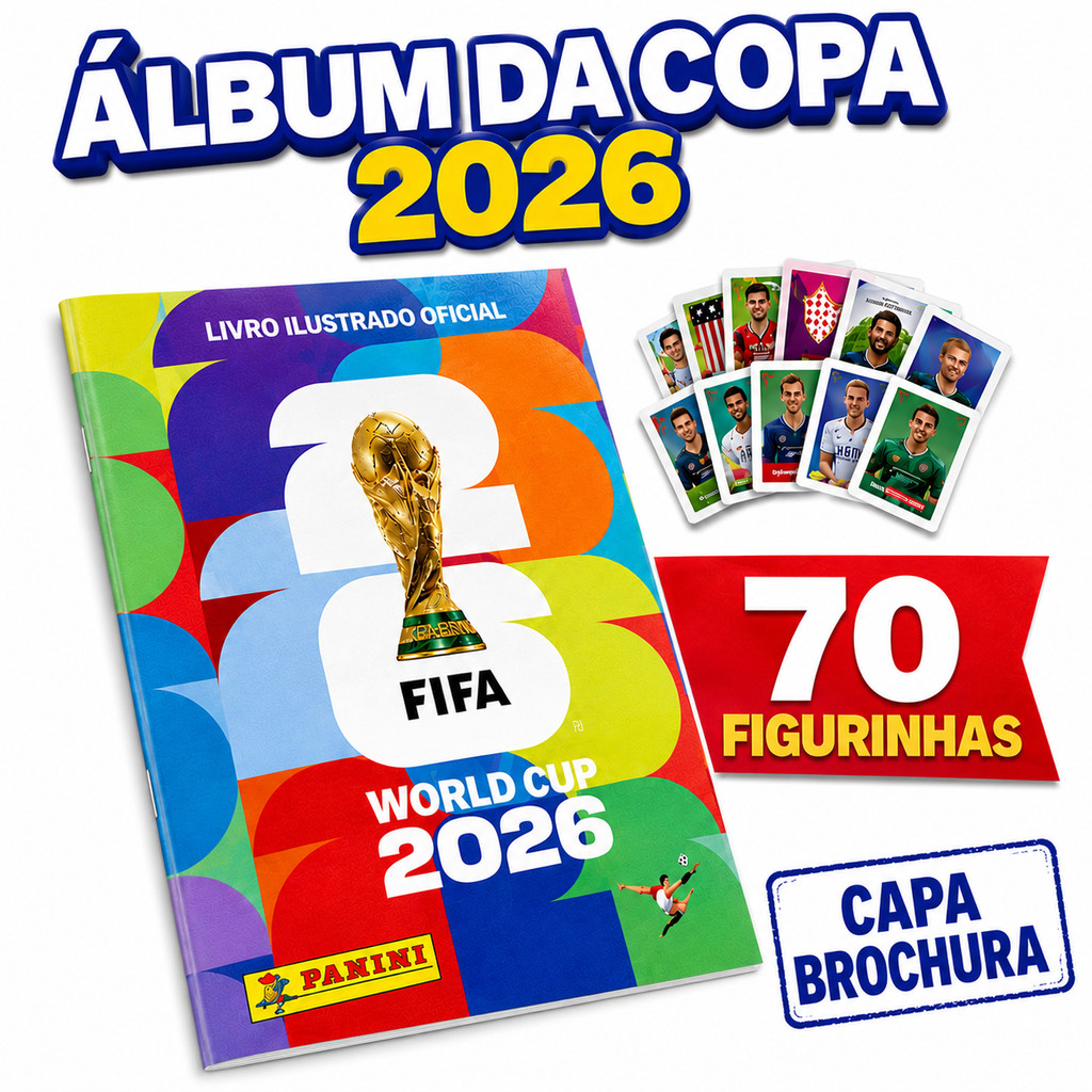Copa do Mundo 2026 Álbum Oficial CAPA BRUCHURA Pa
