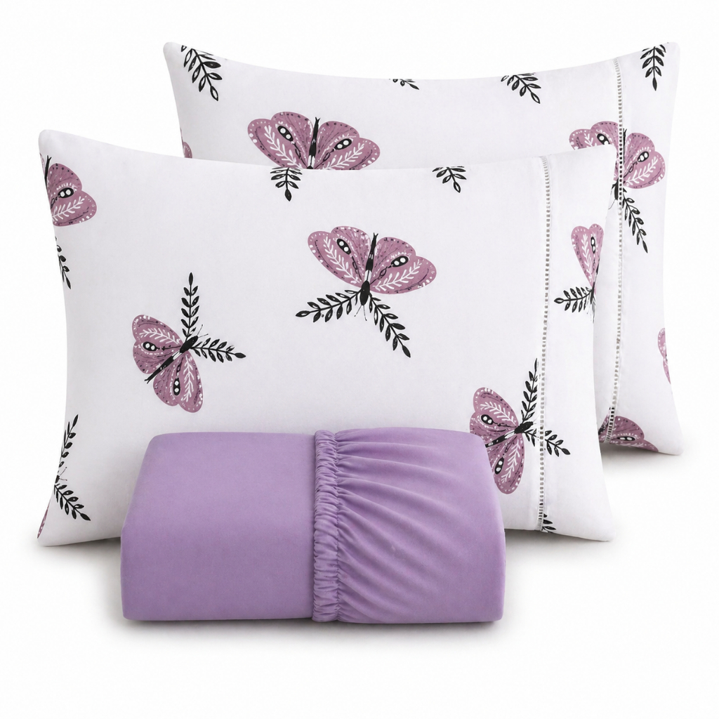 Kit Lençol Fronha Estampada Cama Solteiro Casal Q