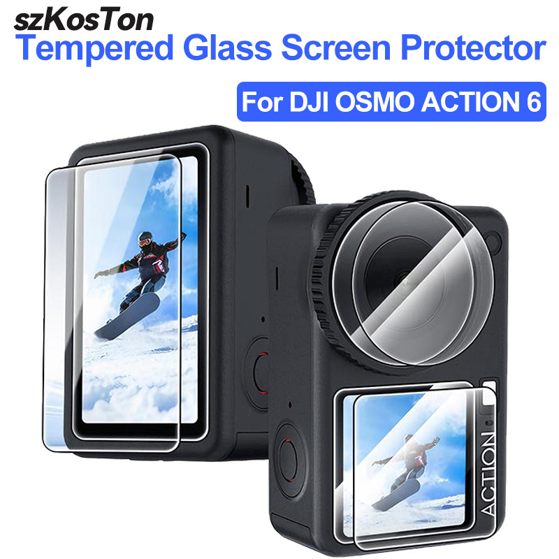 Vidro Temperado Para DJI OSMO Action 6 Protetor De