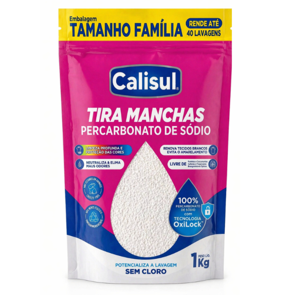 Percarbonato de Sódio Calisul 100% Puro Granulado