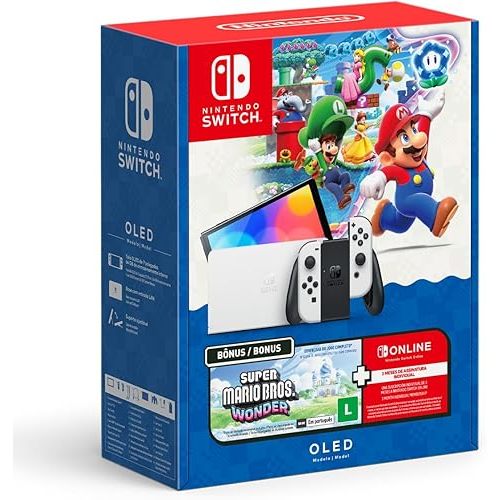 Bundle Nintendo Switch OLED + Super Mario Bros. Wo